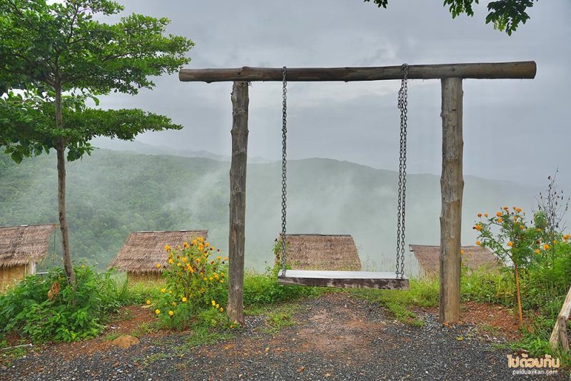 ที่พักแพร่, ไร่ลุงรอน, เที่ยวแพร่, ไร่ลุงลอน ที่พักแพร่ริมถนนลอยฟ้า วิวเขาสวยสุดๆ