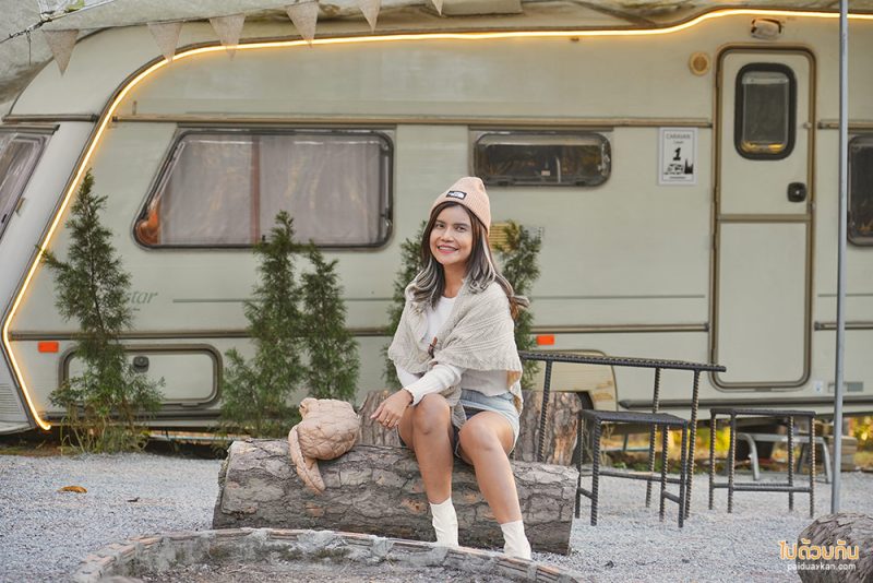 เที่ยวเชียงใหม่, สวนป่าดอยบ่อหลวง, เที่ยวอำเภอฮอด, สวนป่าดอยบ่อหลวง พักบ้านไม้สวย รถบ้าน กลางป่าสน