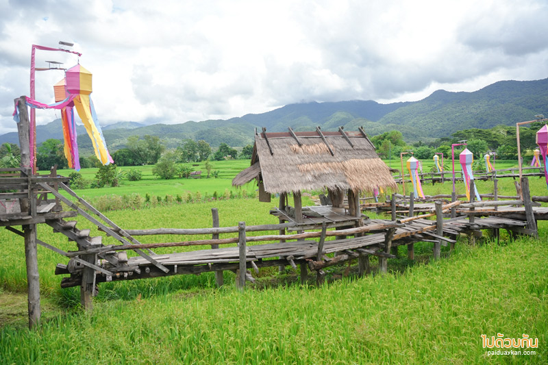 ร้านกาแฟน่าน, ร้านกาแฟปัว, ปัว, ที่เที่ยวปัว, น่าน, ร้านกาแฟบ้านไทลื้อ อ. ปัว, ร้านกาแฟลำดวนผ้าทอ, ลำดวนผ้าทอ, ร้านกาแฟบ้านไทลื้อ จิบกาแฟริมนา สัมผัสบรรยากาศพื้นบ้าน