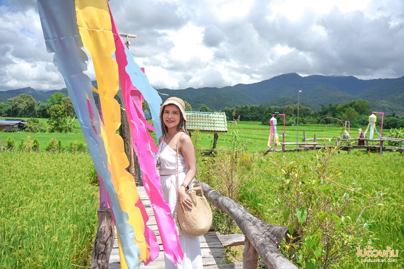 ร้านกาแฟน่าน, ร้านกาแฟปัว, ปัว, ที่เที่ยวปัว, น่าน, ร้านกาแฟบ้านไทลื้อ อ. ปัว, ร้านกาแฟลำดวนผ้าทอ, ลำดวนผ้าทอ, ร้านกาแฟบ้านไทลื้อ จิบกาแฟริมนา สัมผัสบรรยากาศพื้นบ้าน