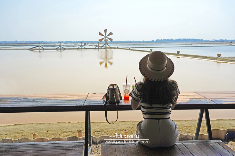 เพชรบุรี, เที่ยวบ้านแหลม, ยุ้งเกลือ บ้านแหลม, บ้านแหลม, เที่ยวบางตะบูน, ยุ้งเกลือ บ้านแหลม ร้านอาหารตกแต่งน่ารัก วิวนาเกลือ