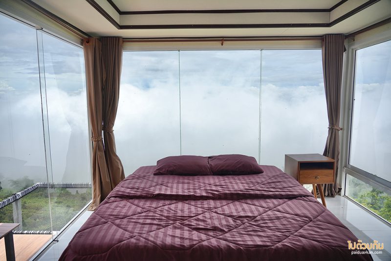 ภูทับเบิก, the world ภูทับเบิก, บ้านกระจกภูทับเบิก, ที่พักภูทับเบิก, the world พักบ้านกระจกภูทับเบิก มีอ่างอาบน้ำ วิวภูเขา สายหมอก