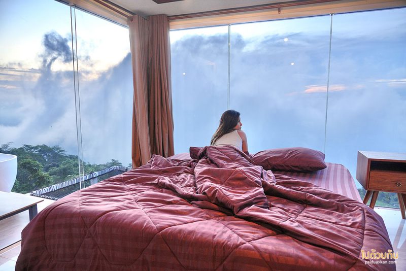 ภูทับเบิก, the world ภูทับเบิก, บ้านกระจกภูทับเบิก, ที่พักภูทับเบิก, the world พักบ้านกระจกภูทับเบิก มีอ่างอาบน้ำ วิวภูเขา สายหมอก