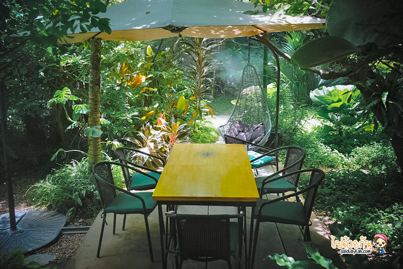 ร้านอาหารกาญจนบุรี, คาเฟ่กาญจนบุรี, rainforest café กาญจนบุรี, rainforest café กาญจนบุรี คาเฟ่ในสายหมอก ท่ามกลางสวนป่า