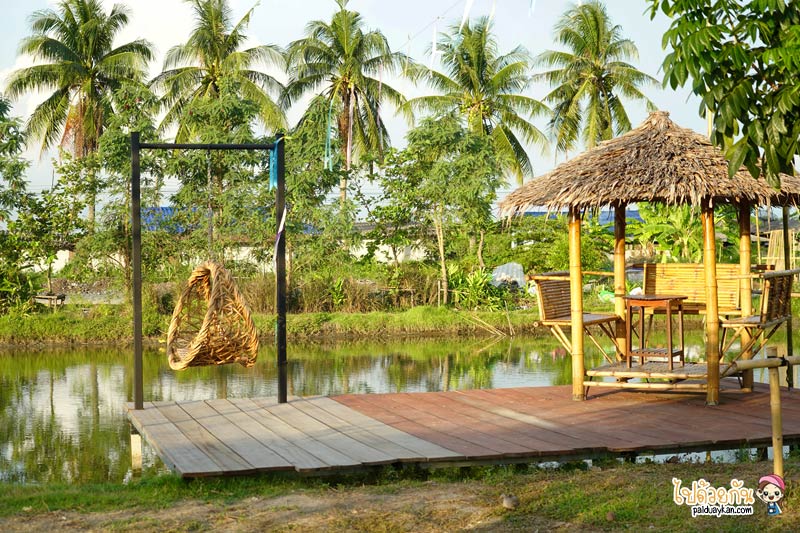 คาเฟ่สมุทรสาคร, ดีกัน คาเฟ่, ดีกัน คาเฟ่ ร้านกาแฟกลางร่องสวน ถ่ายรูปรังนกบาหลี