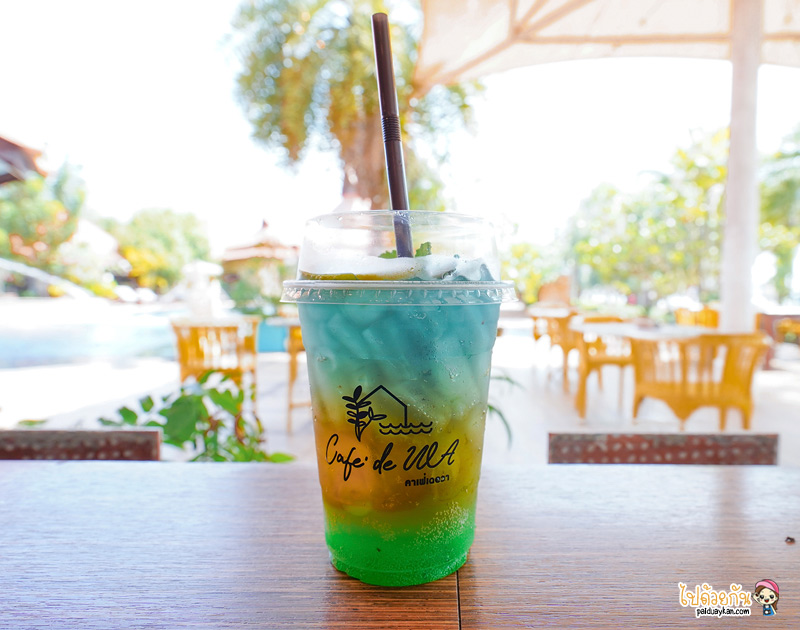 เที่ยวบ้านกรูด, cafe de wa บ้านกรูด, คาเฟ่เดอวา, คาเฟ่บ้านกรูด, ร้านกาแฟบ้านกรูด, cafe de wa คาเฟ่น่ารักโทนสีเหลือง ริมหาดบ้านกรูด