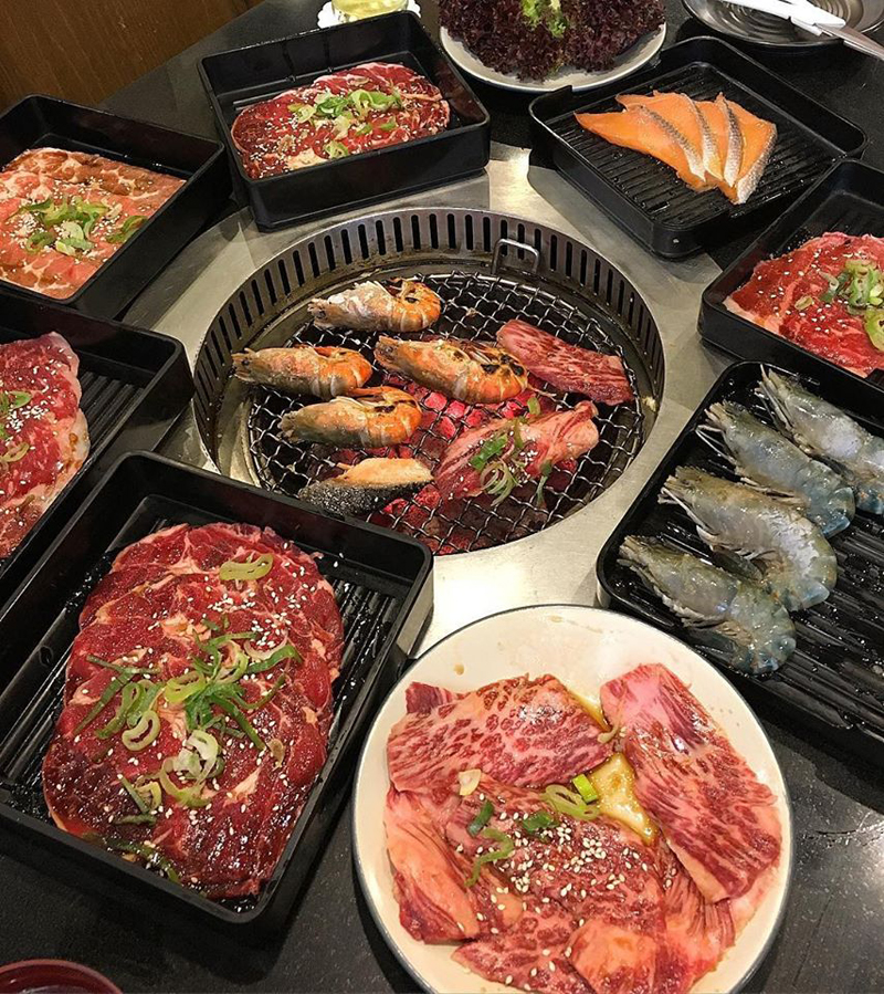 ร้านบุฟเฟ่ต์ปิ้งย่าง อิ่มอร่อยโดนใจ จัดเต็มกินได้ไม่อั้น