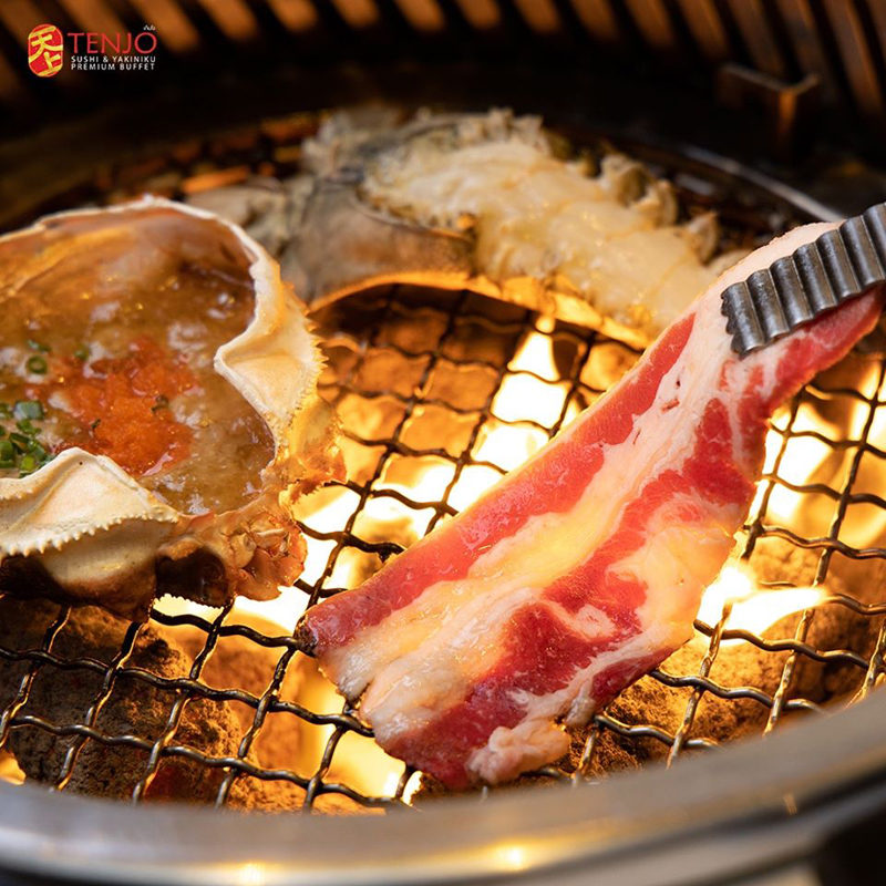 ร้านบุฟเฟ่ต์ปิ้งย่าง อิ่มอร่อยโดนใจ จัดเต็มกินได้ไม่อั้น