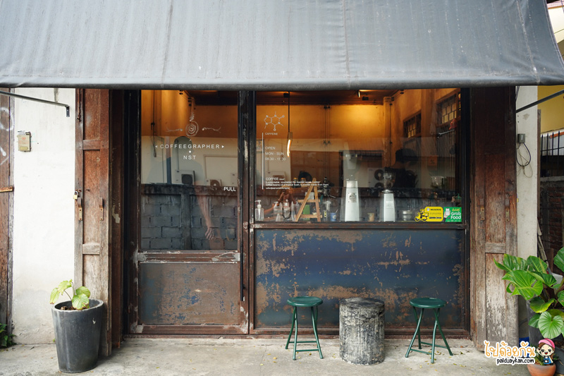 ร้านกาแฟนครศรีธรรมราช, คาเฟ่นครศรีธรรมราช, coffeegrapher นครศรี, coffee grapher  คาเฟ่ลับสไตล์ดิบเท่ แห่งเมืองนครฯ