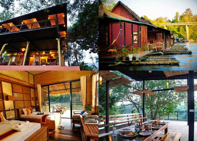 ที่พักไทรโยค, ที่พักกาญจนบุรี, ทีพักกาญจนบุรีริมน้ำ, ทีพักแพริมน้ำกาญจนบุรี, ที่พักแพไทรโยค, ปักหมุดไทรโยค 12 ที่พักสุดฟิน เติมความสุขริมน้ำแคว