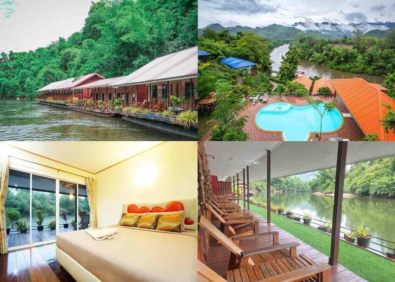 ที่พักไทรโยค, ที่พักกาญจนบุรี, ทีพักกาญจนบุรีริมน้ำ, ทีพักแพริมน้ำกาญจนบุรี, ที่พักแพไทรโยค, ปักหมุดไทรโยค 12 ที่พักสุดฟิน เติมความสุขริมน้ำแคว