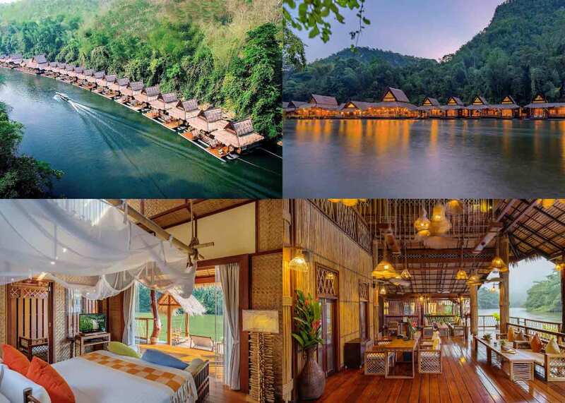 ที่พักไทรโยค, ที่พักกาญจนบุรี, ทีพักกาญจนบุรีริมน้ำ, ทีพักแพริมน้ำกาญจนบุรี, ที่พักแพไทรโยค, ปักหมุดไทรโยค 12 ที่พักสุดฟิน เติมความสุขริมน้ำแคว