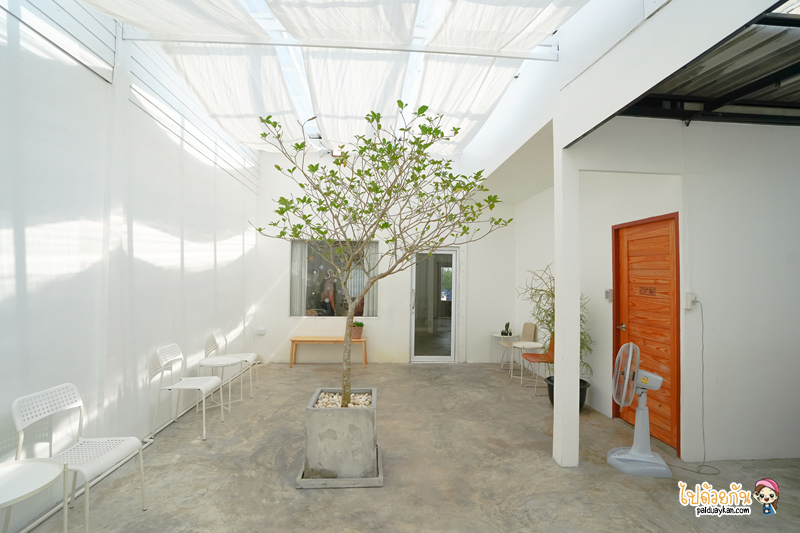 ร้านกาแฟนครนายก, sleek cafe นครนายก, ร้านกาแฟองครักษ์, sleek cafe คาเฟ่สไตล์มินิมอล ย่านองค์รักษ์