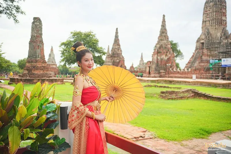 เที่ยวอยุธยา, เรือนมยุรา, เรือนมยุราคาเฟ่, คาเฟ่อยุธยา, เรือนมยุรา คาเฟ่อยุธยา วิววัดไชยวัฒนาราม