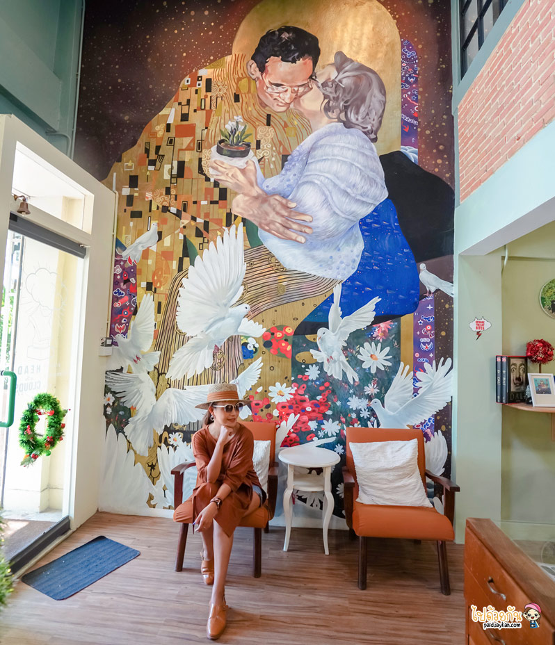 คาเฟ่พระนคร, head in the cloud cafe, คาเฟ่วัดบวร, head in the cloud  คาเฟ่สไตล์อาร์ตสเปซใกล้วัดบวรฯ