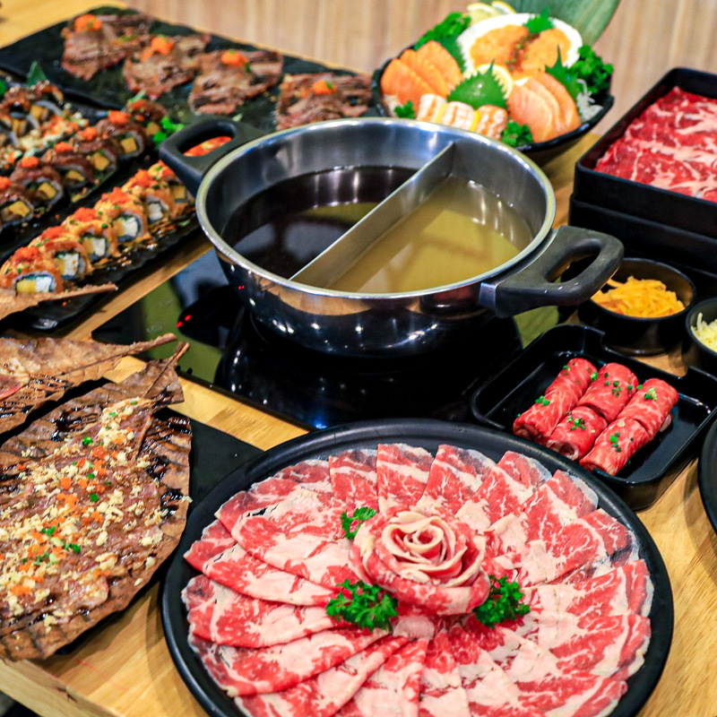top 7+ ร้านบุฟเฟ่ต์ชาบู+ซาซิมิซูชิทานได้ไม่อั้น ราคาไม่เกิน 599 บาท